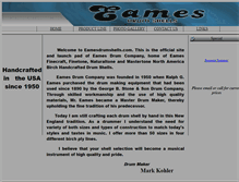 Tablet Screenshot of eamesdrumshells.com